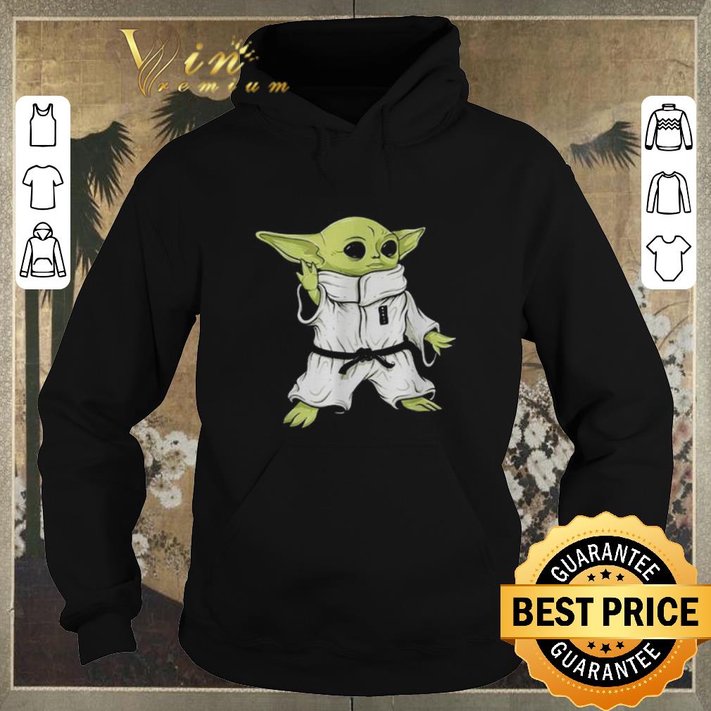 Official Baby Yoda practicing martial arts Star Wars shirt sweater 4 - Official Baby Yoda practicing martial arts Star Wars shirt sweater