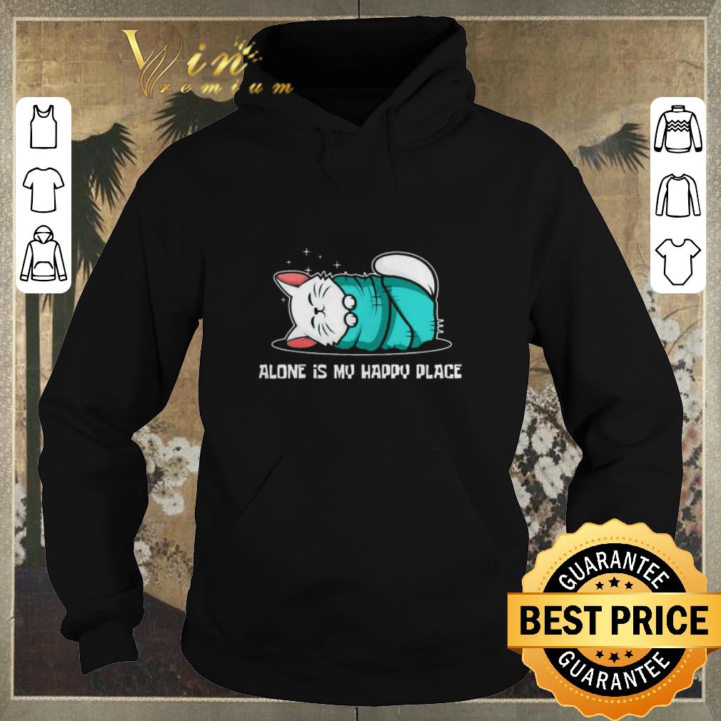 Official Cat sleep alone is my happy place shirt sweater Official Cat sleep alone is my happy place shirt sweater 4 - Official Cat sleep alone is my happy place shirt sweater