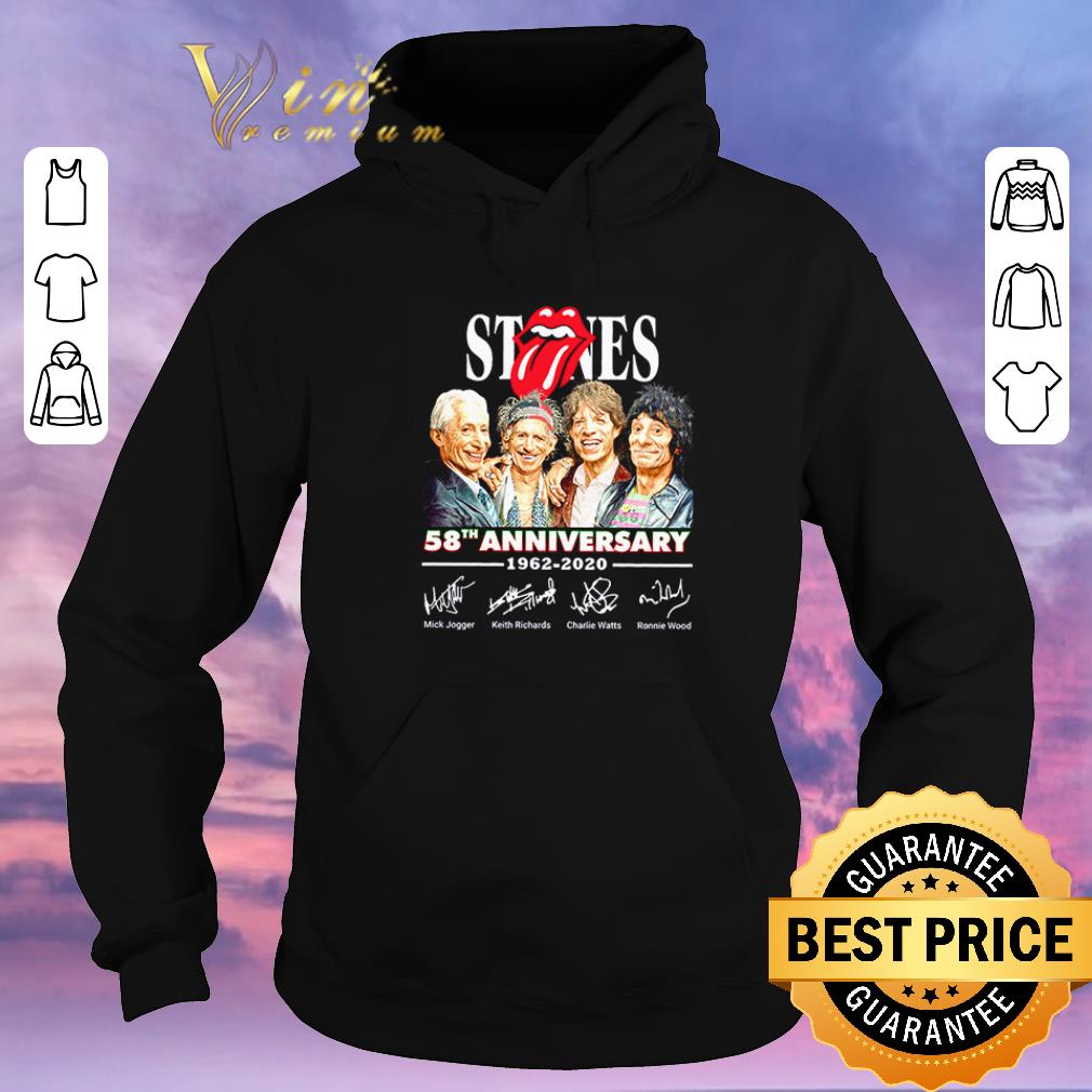 Premium The Rolling Stones Logo 58th anniversary 1962 2020 signatures shirt sweater 4 - Premium The Rolling Stones Logo 58th anniversary 1962-2020 signatures shirt sweater