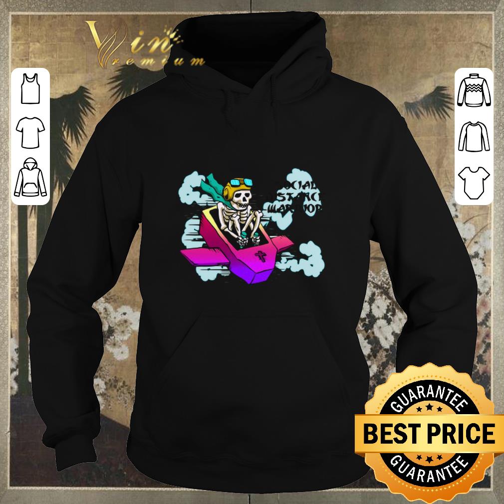 Pretty Skull Social Distance Warrior shirt sweater 4 - Pretty Skull Social Distance Warrior shirt sweater