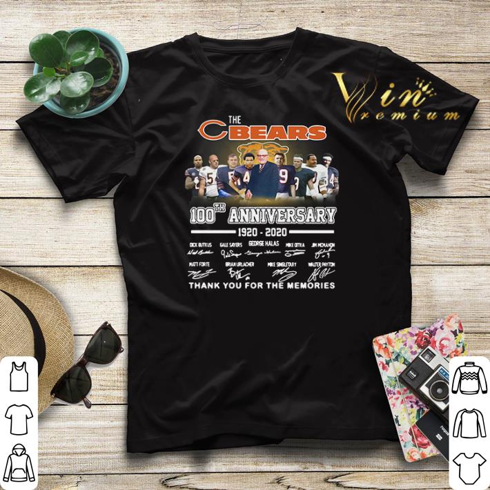 The Chicago Bears 100th anniversary signed thank you for the memories shirt sweater 4 - The Chicago Bears 100th anniversary signed thank you for the memories shirt sweater