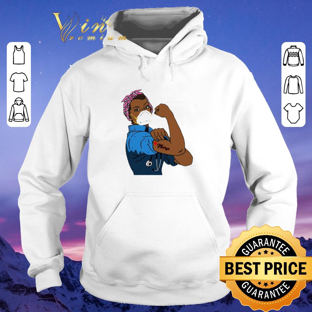 Top Black Strong Woman Mask Nurse Coronavirus shirt sweater 4 - Top Black Strong Woman Mask Nurse Coronavirus shirt sweater