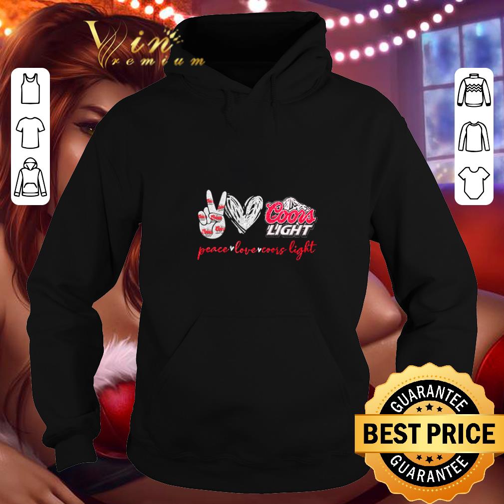 Top Peace love Coors Light shirt Top Peace love Coors Light shirt 4 - Top Peace love Coors Light shirt