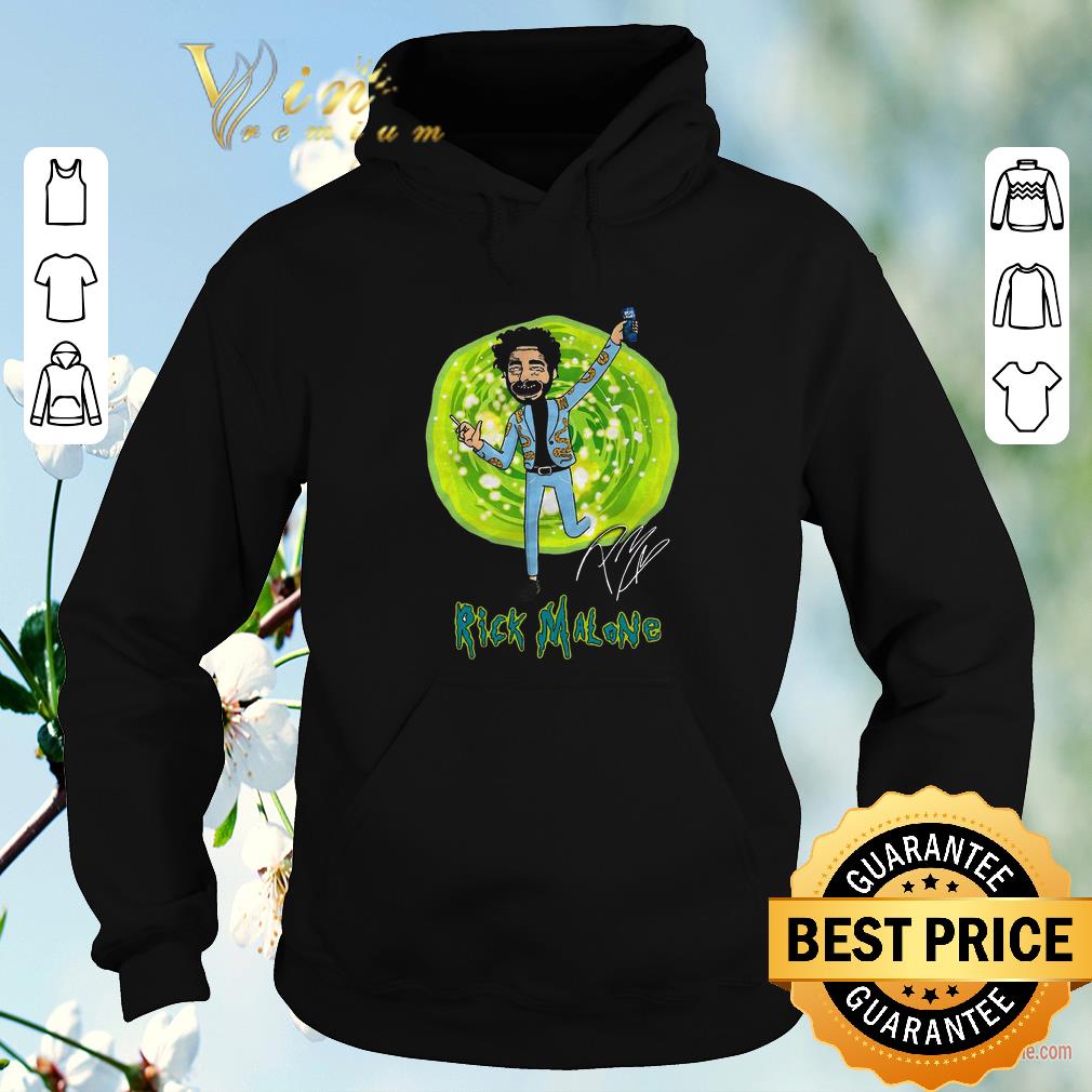 Top Rick Malone signature Rick Sanchez parody Post Malone shirt sweater 4 - Top Rick Malone signature Rick Sanchez parody Post Malone shirt sweater