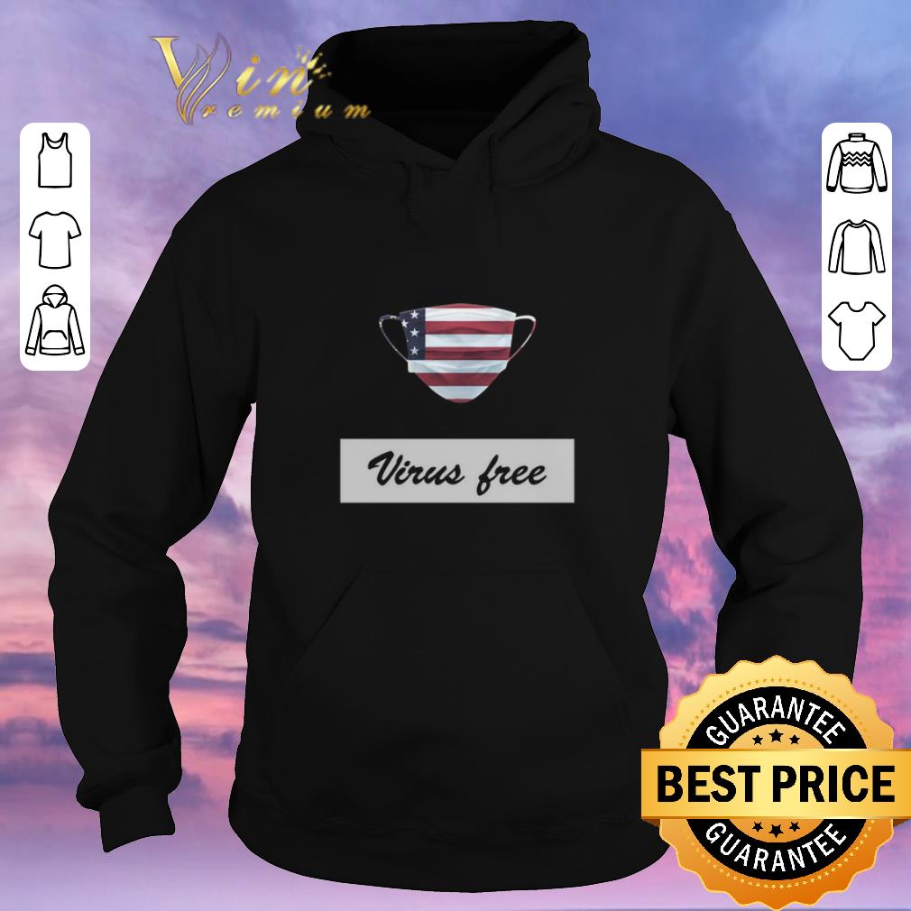 Top Virus Free American Flag Masks shirt sweater 4 - Top Virus Free American Flag Masks shirt sweater