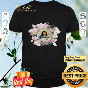 Blessed Mother Mary And Jesus Flowers shirt