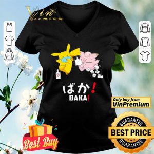 Pikachu mask pokemon toilet paper wash your hands baka covid19 shirt