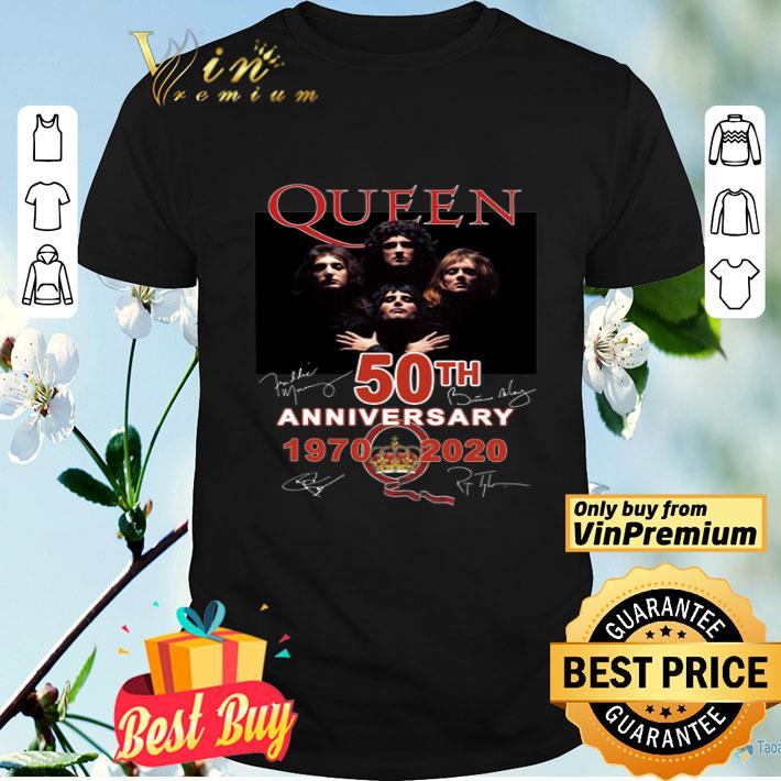 Queen 50th Anniversary 1970 2020 Signature shirt