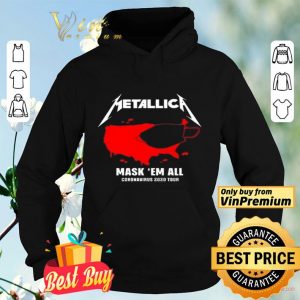 Metallica Mask ‘Em All coronavirus 2020 tour shirt