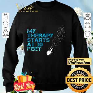 Diver My Therapy Starts At 30 Feet shirt