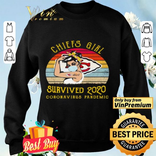 Kansas City Chiefs Girl survived 2020 coronavirus pandemic shirt