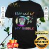 Roses skull stay out of my bubble shirt