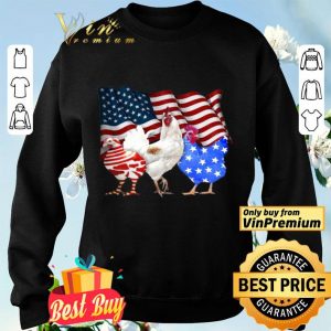 Chicken American Flag shirt