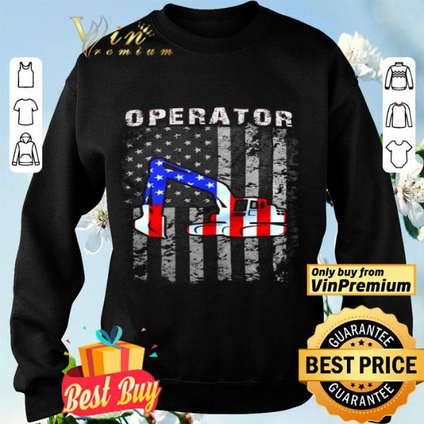 Operator Car Draw American Flag shirt