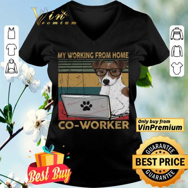 Pit Bull Terrier My Working From Home Co Worker Vintage shirt