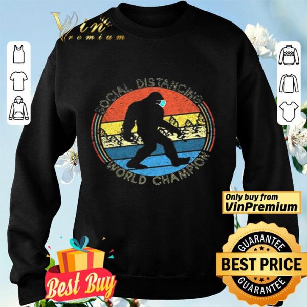 Vintage Social Distancing World Champion Sunset shirt