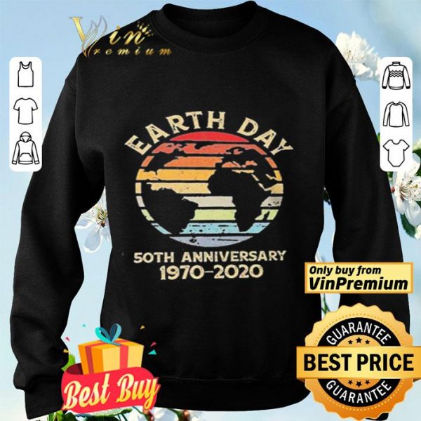 Retro Earth Day 50th Anniversary 1970 Retro Sunset shirt