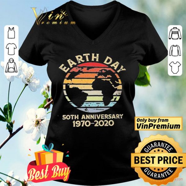 Retro Earth Day 50th Anniversary 1970 Retro Sunset shirt