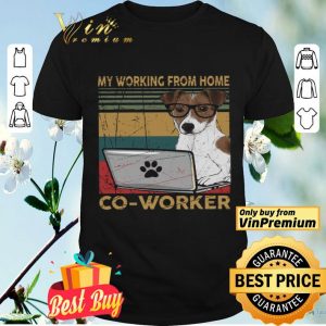 Pit Bull Terrier My Working From Home Co Worker Vintage shirt