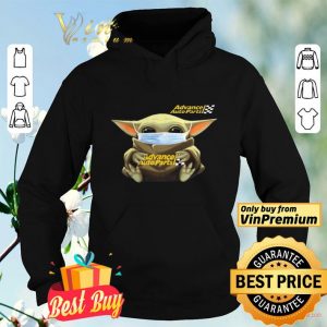 Baby Yoda Mask Advance Auto Parts Coronavirus shirt