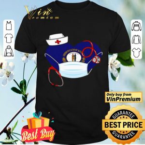 Love Nurse heart Kentucky heart shirt