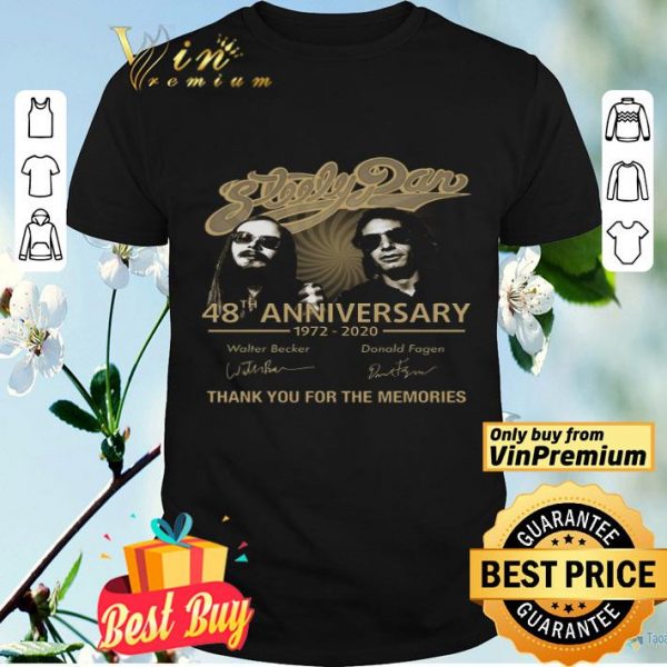 Sleely Pan 48th Anniversary 1972 2020 Signature Thank You For The Memories shirt