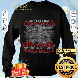One Does Not Fear Death While His Brothers Await Him In The Halls Of Valhalla shirt