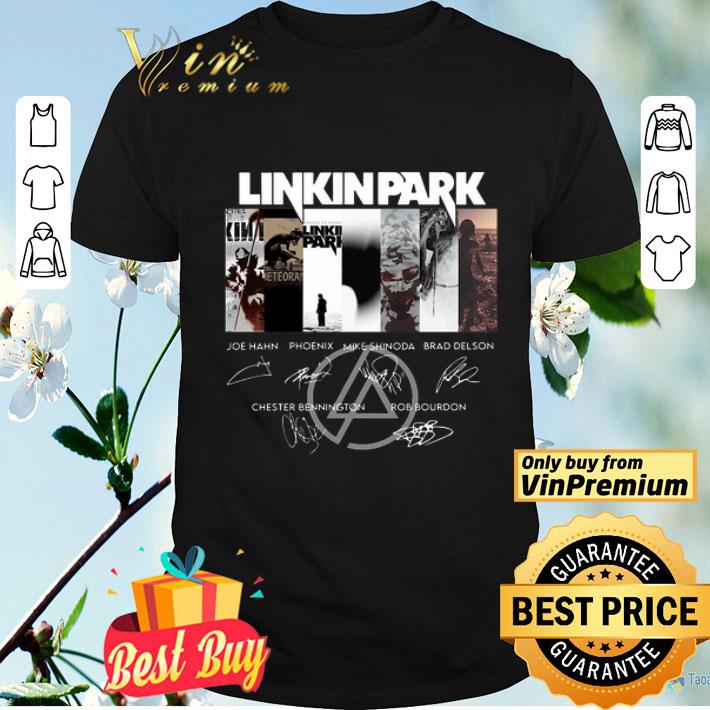 Logo Linkin Park band all signature shirt