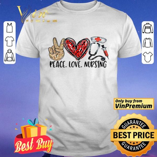 Peace Love Nursing RN Love Nurse 2020 shirt