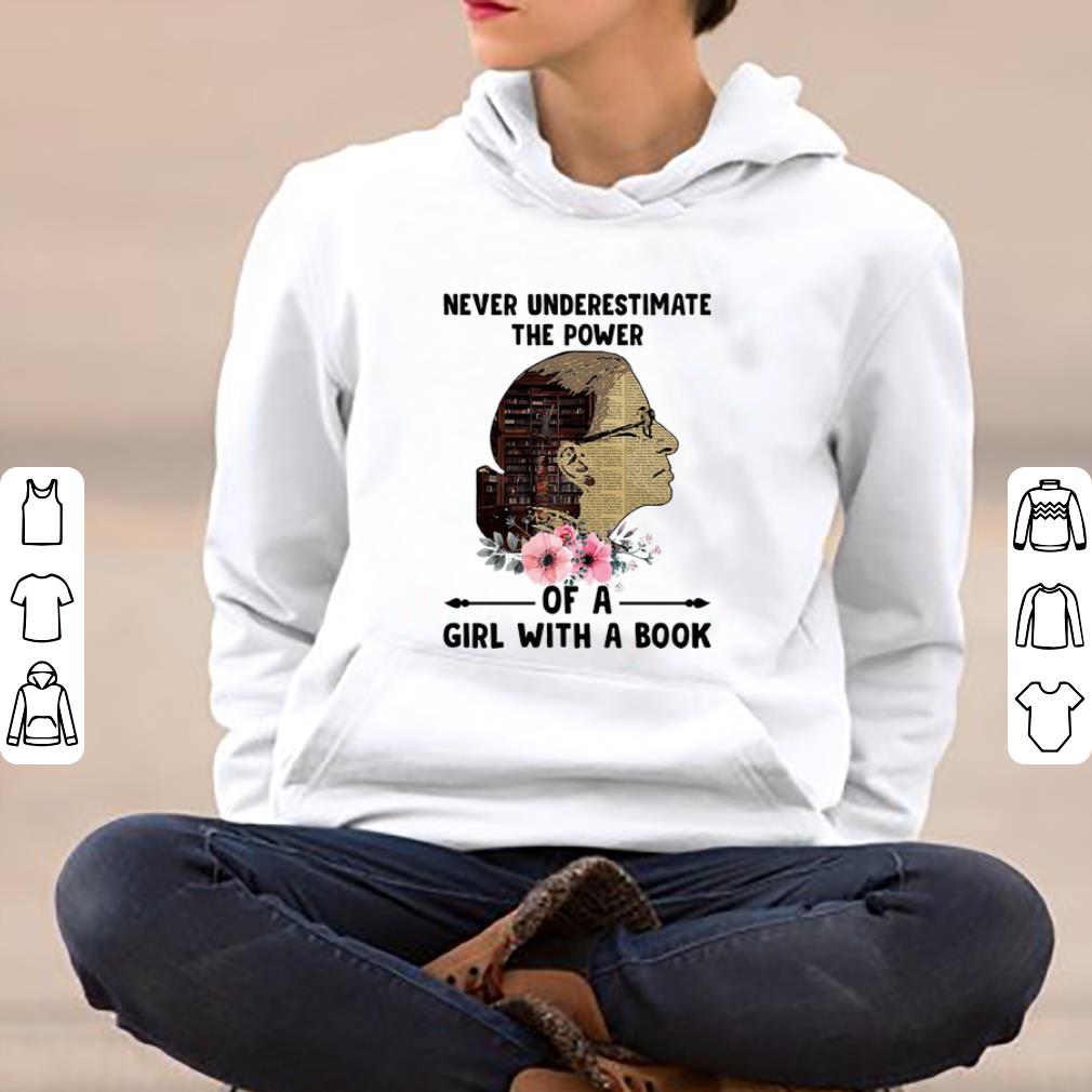 Liberty Girl Never Underestimate The Power Of Girl With A Book Shirt 4 - Liberty Girl Never Underestimate The Power Of Girl With A Book Shirt