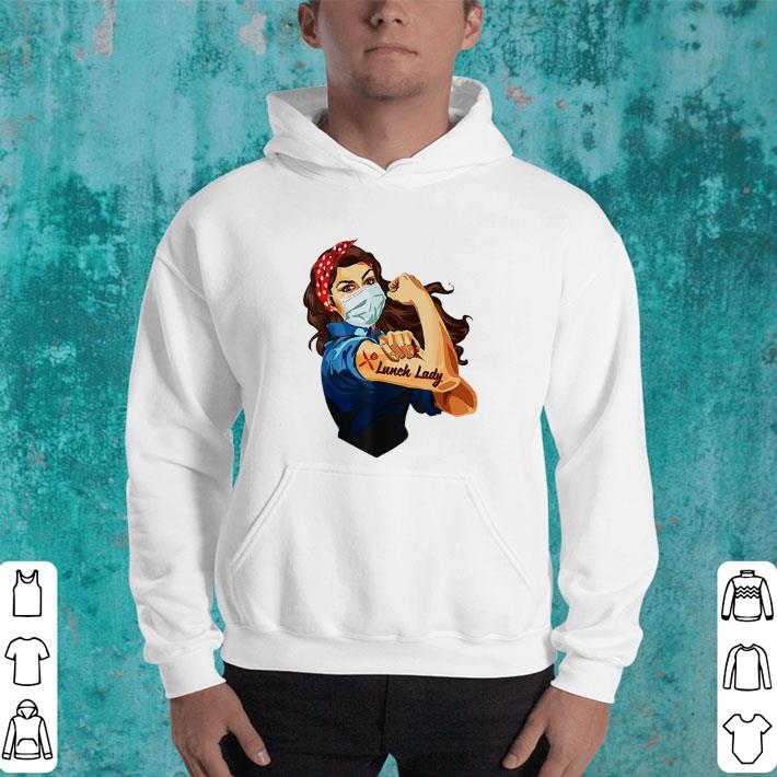 Original Strong girl mask tattoos Lunch Lady shirt 4 - Original Strong girl mask tattoos Lunch Lady shirt