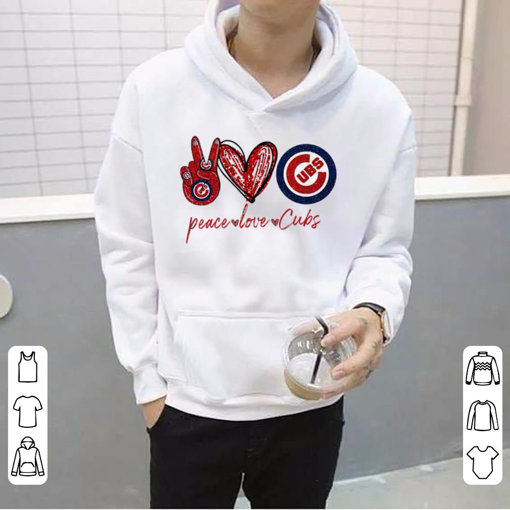 Peace Love Chicago Cubs Shirt 4 - Peace Love Chicago Cubs Shirt
