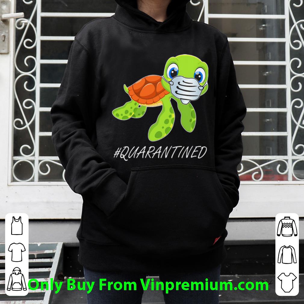 Turtle Mask Quarantined Covid 19 Shirt 4 - Turtle Mask #Quarantined Covid-19 Shirt