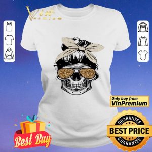 Skull Girl Leopard Bow shirt
