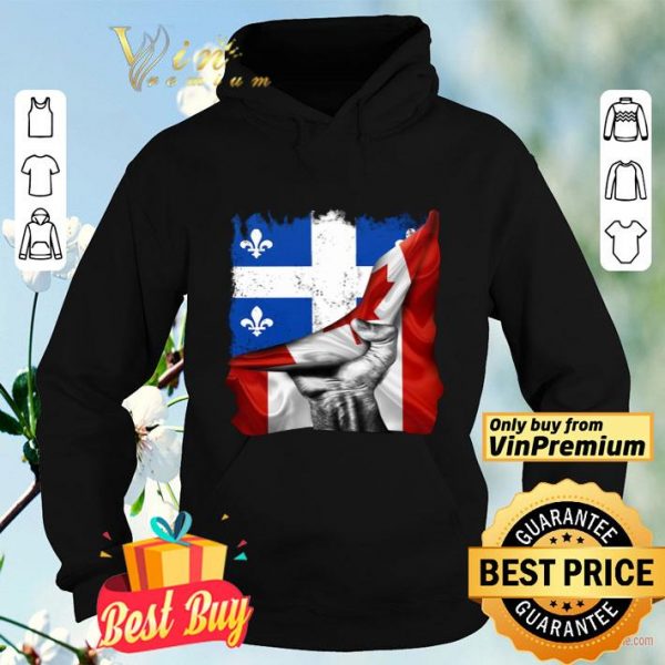 Quebec Canada flag shirt