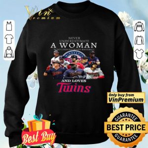 Never Underestimate A Woman Who Understands Baseball And Loves Twins shirt