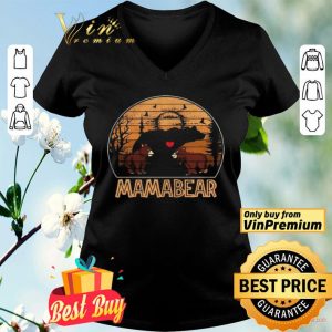 Mama Bear Vintage Sunset Mother Day shirt