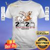 Horse wearing mask 2020 the year when shit got real #quarantined shirt