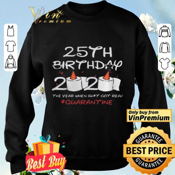 35th Birthday 2020 Quarantine shirt