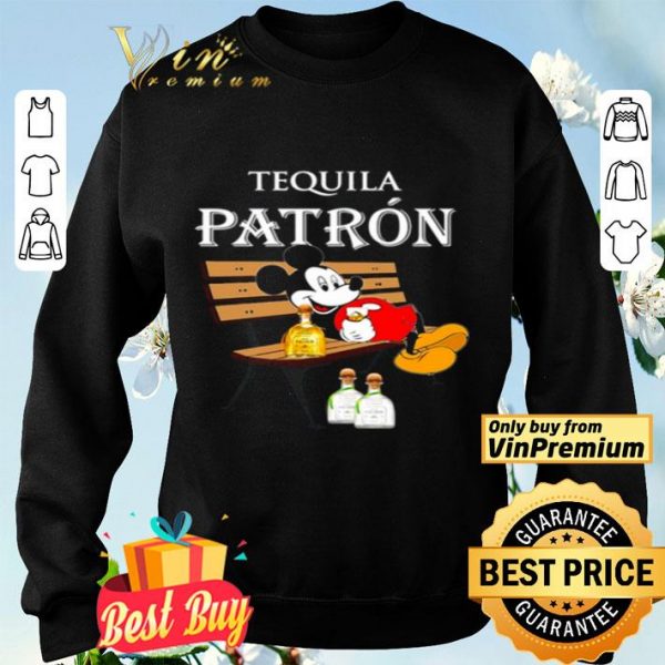Mickey Mouse drink Tequila Patron shirt