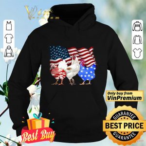Chicken American Flag shirt