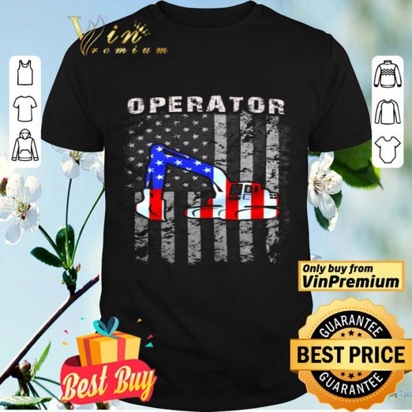 Operator Car Draw American Flag shirt