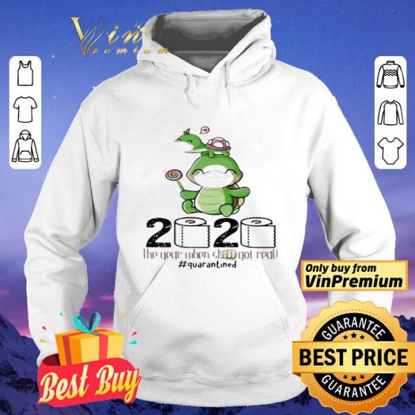 Turtle mom 2020 the year when shit got real quarantined toilet paper covid-19 shirt