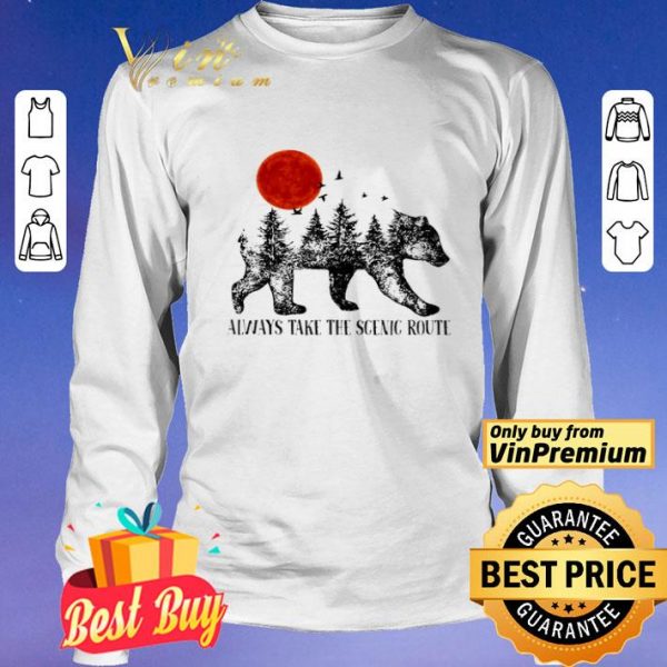 Bear Always Take The Scenic Route shirt