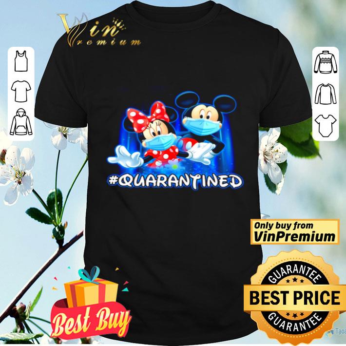 Minnie and Mickey Mouse face mask #quarantined shirt