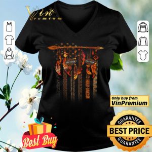 Dream Catcher Native Motor Harley Davidson Cycler American Flag shirt