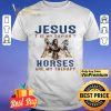 Jesus Is My Savior Horses Are My Therapy shirt