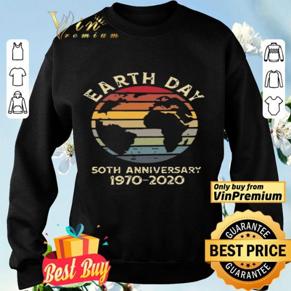 Retro Earth Day 50th Anniversary 1970 Retro Sunset shirt