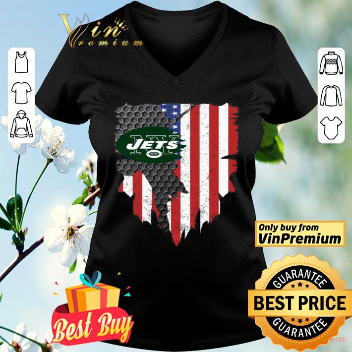 New York Jets Inside American Flag shirt