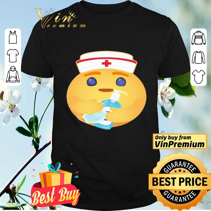 Nurse Facebook care emoji hug soap and medical mask shirt